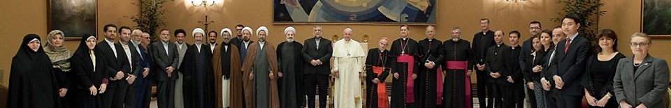 Iranian delegation at the Vatican
