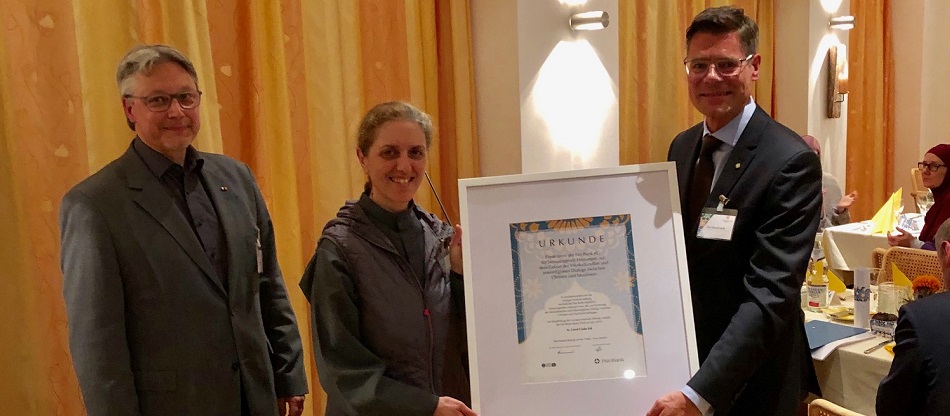 Il 23 maggio 2019, a Berlino, Carol Cooke Eid ha ricevuto il Pax-Bank-Preis 2019, istituito dalla Pax-Bank con la Georges Anawati Foundation nel 2005