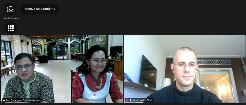 On 25 November 2021 Jason Welle gave a presentation online for a three-day webinar entitled, “Human Fraternity and Interreligious Dialogue: Seeing God in the Other”