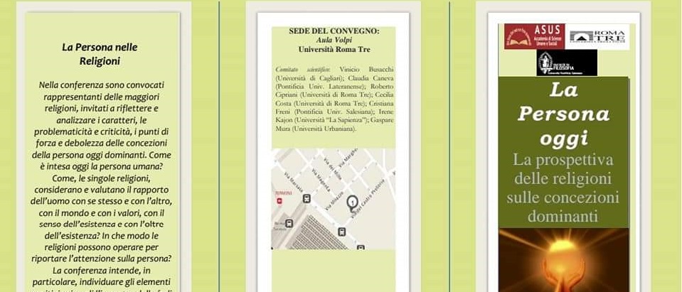 Il 29 aprile 2022 il prof. Wasim Salman ha partecipato al convegno 'La persona oggi. La prospettiva delle religioni sulle concezioni dominanti', organizzato dall'Università Roma Tre