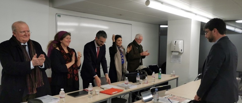 Adrien Candiard a soutenu son doctorat sur le sujet 'Le concept de vérité dans le Darʾ taʿāruḍ al-ʿaql wa-l-naql d’Ibn Taymiyya'