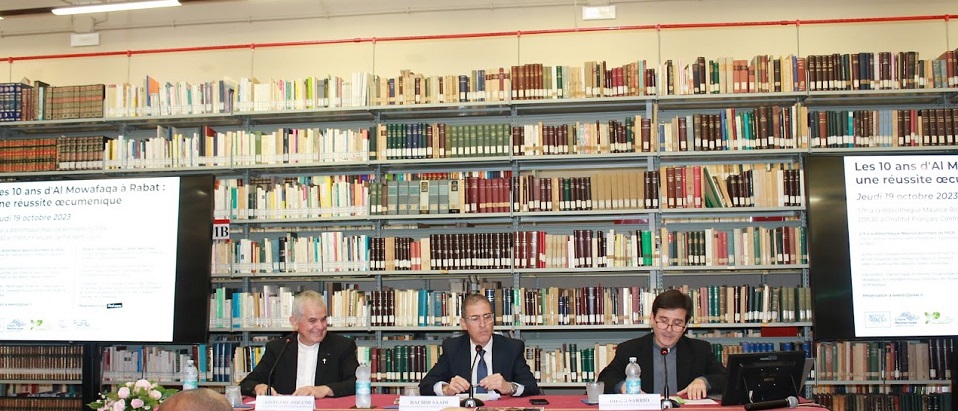 Giovedì 19 ottobre 2023 si è tenuta presso la biblioteca Maurice Borrmans la conferenza « Où en sont les relations islamo-chrétiennes aujourd’hui au Maroc ? »