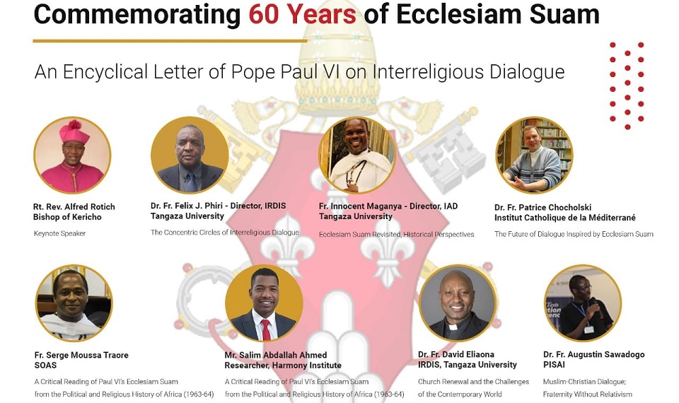 Il 6 settembre 2024 il prof. Augustin Sawadogo ha tenuto una relazione dal titolo Muslim-Christian Dialogue: Fraternity without relativism in occasione della celebrazione del 60° anniversario dell’Enciclica di Papa Paolo VI Ecclesiam Suam