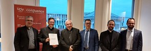 Congratulazioni al neo dottore Romain Louge Lunedì 17 marzo 2025 Romain Louge, già studente del PISAI, ha difeso la sua tesi dottorale dal titolo ‘L’apologétique arabe chrétienne à l’épreuve du kalām naissant’, presso l’Université Catholique de Lyon (UCLy)